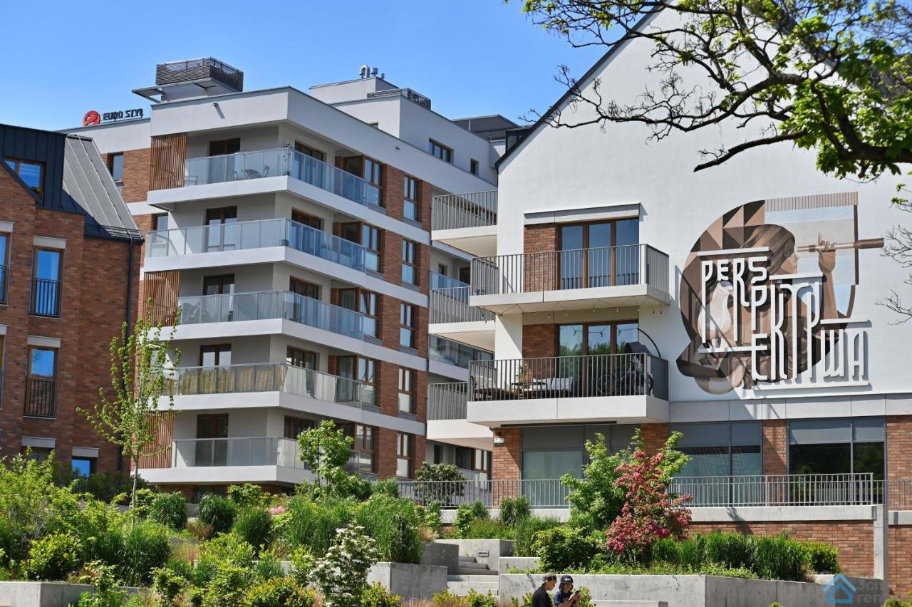 Beige 3City Apartment With Parking In Gdansk By Noclegi Renters ภายนอก รูปภาพ