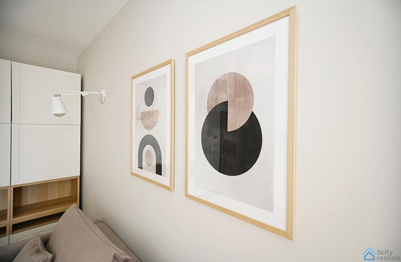 Beige 3City Apartment With Parking In Gdansk By Noclegi Renters ภายนอก รูปภาพ